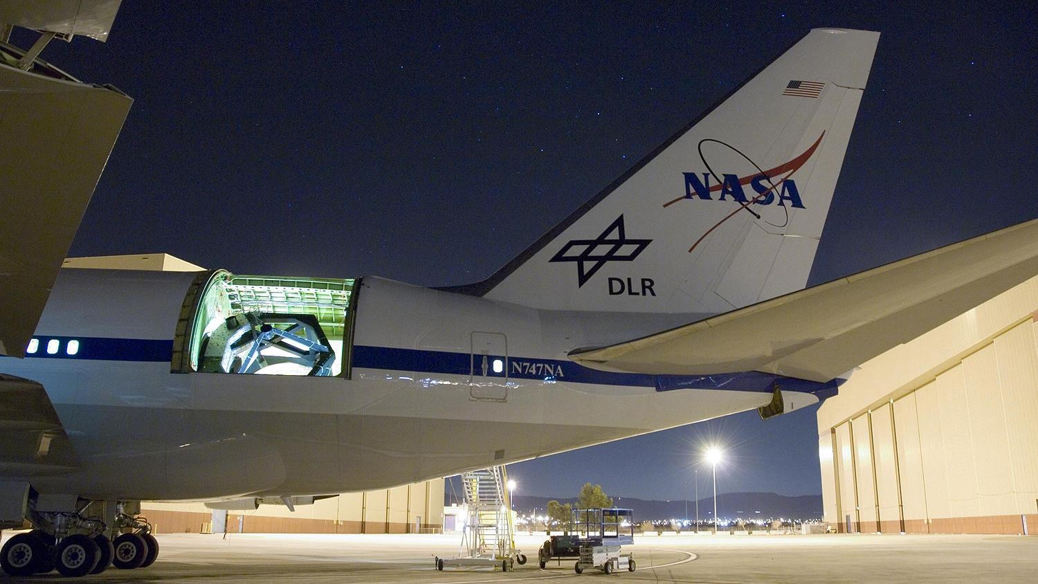 Made in Germany: the 2.7-metre infrared telescope in the fuselage of the Boeing 747SP
