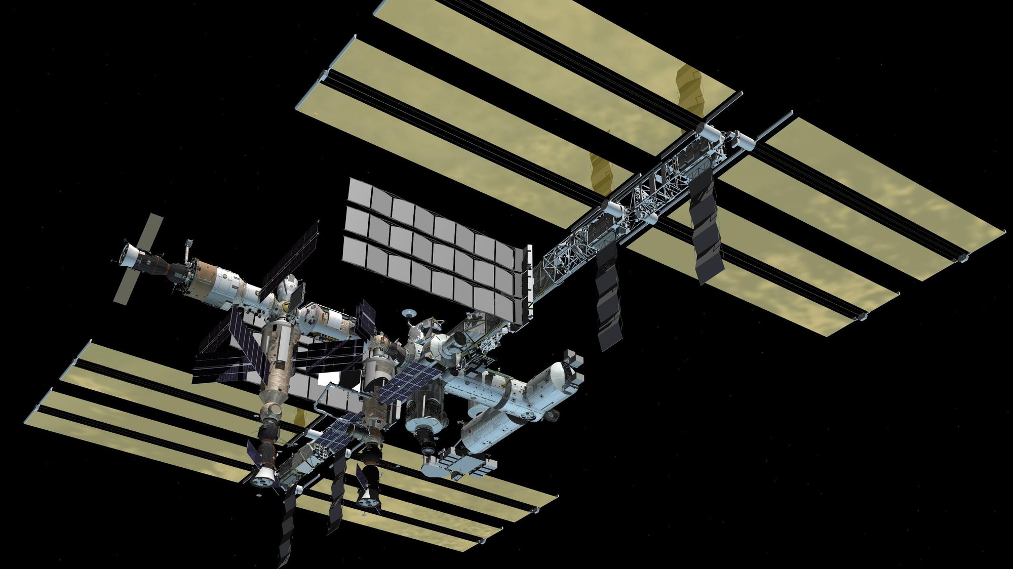 The ISS after assembly work is completed