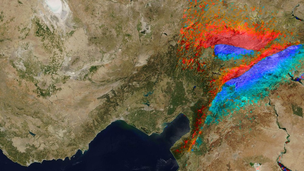 Changes to the land surface