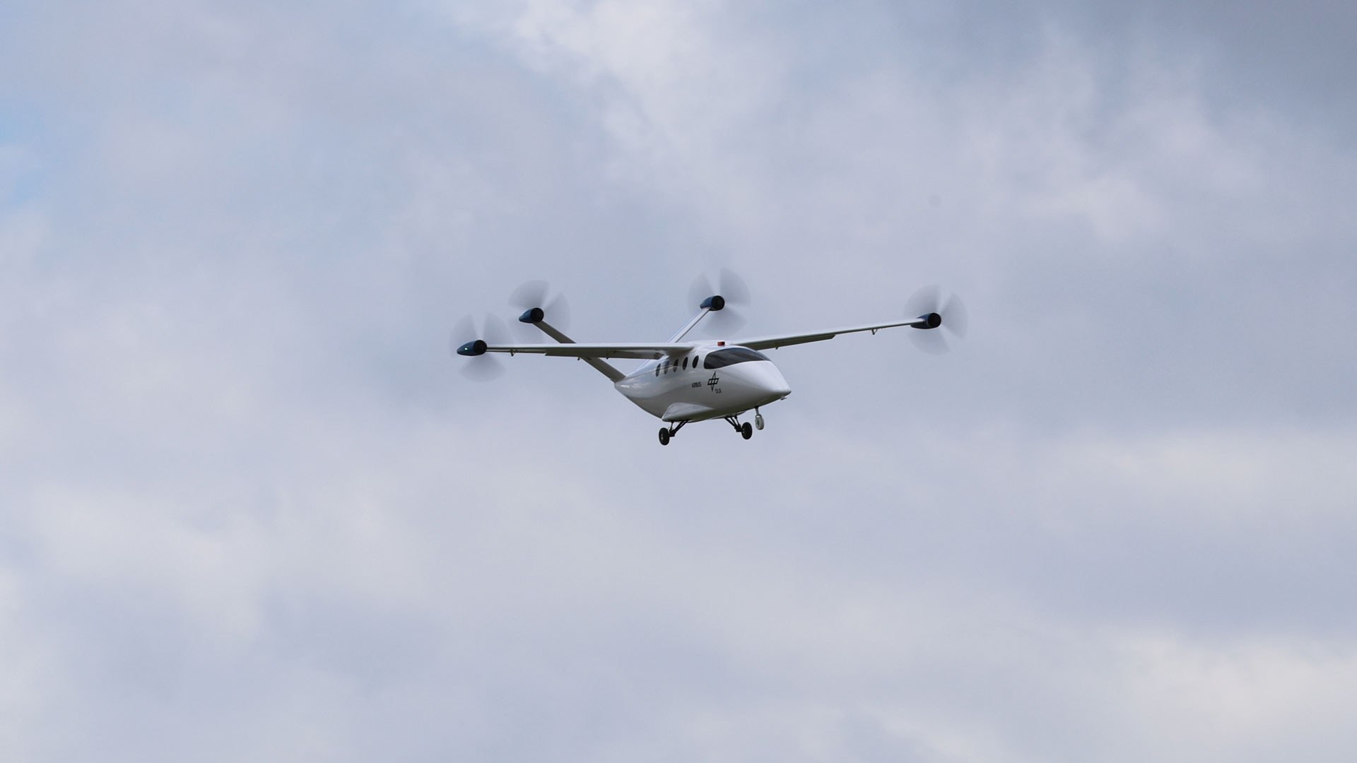 The HyBird experimental vehicle on its first flight