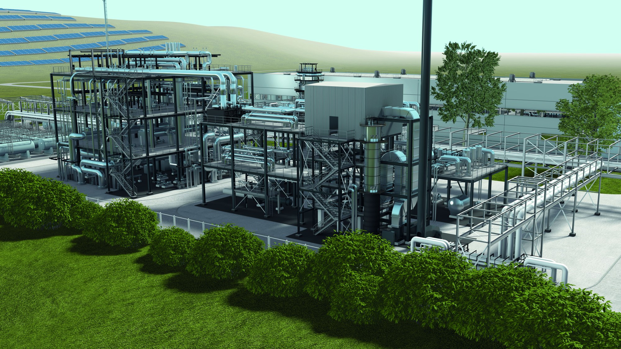 Graphic visualisation: Technology Platform for Power-to-Liquid Fuels