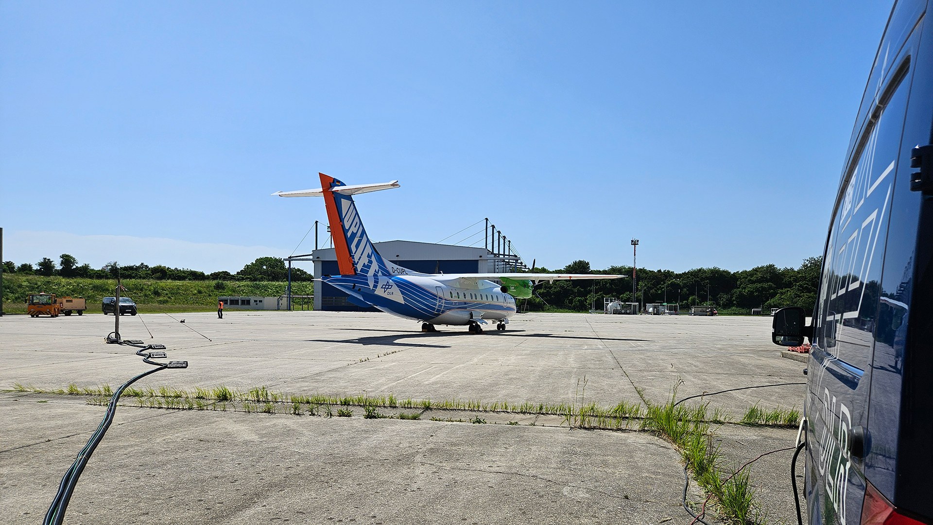 D328® UpLift during the emissions measurements at Oberpfaffenhofen Airport