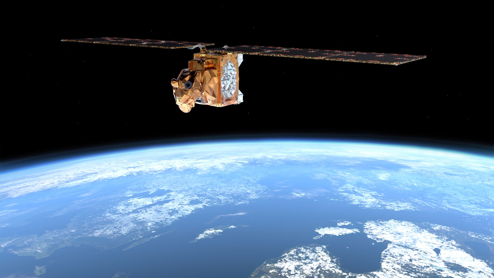 Artist's impression of the Arctic Weather Satellite