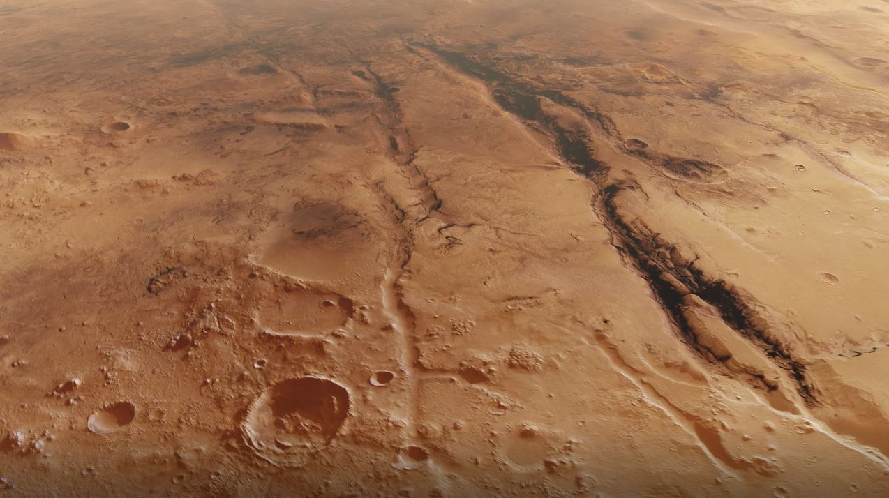 The Nili Fossae trenches on Mars