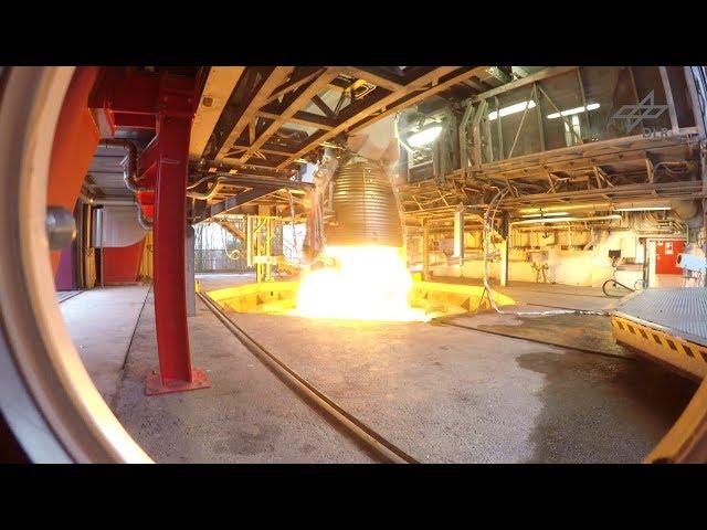 Test stand for Ariane 6 upper stage at the DLR site in Lampoldshausen