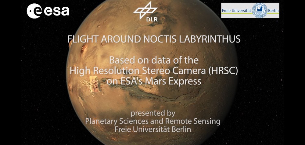 Animation: Virtual flight through Noctis Labyrinthus