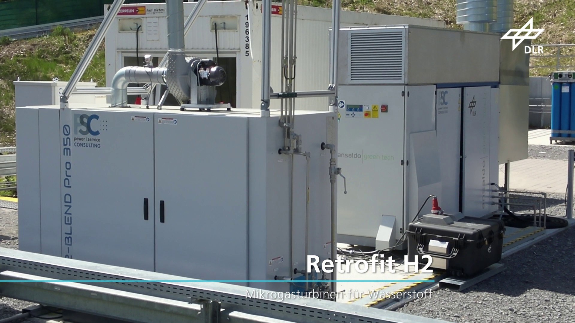 Preview image – Video: Retrofit H2 –  Micro gas turbines for hydrogen