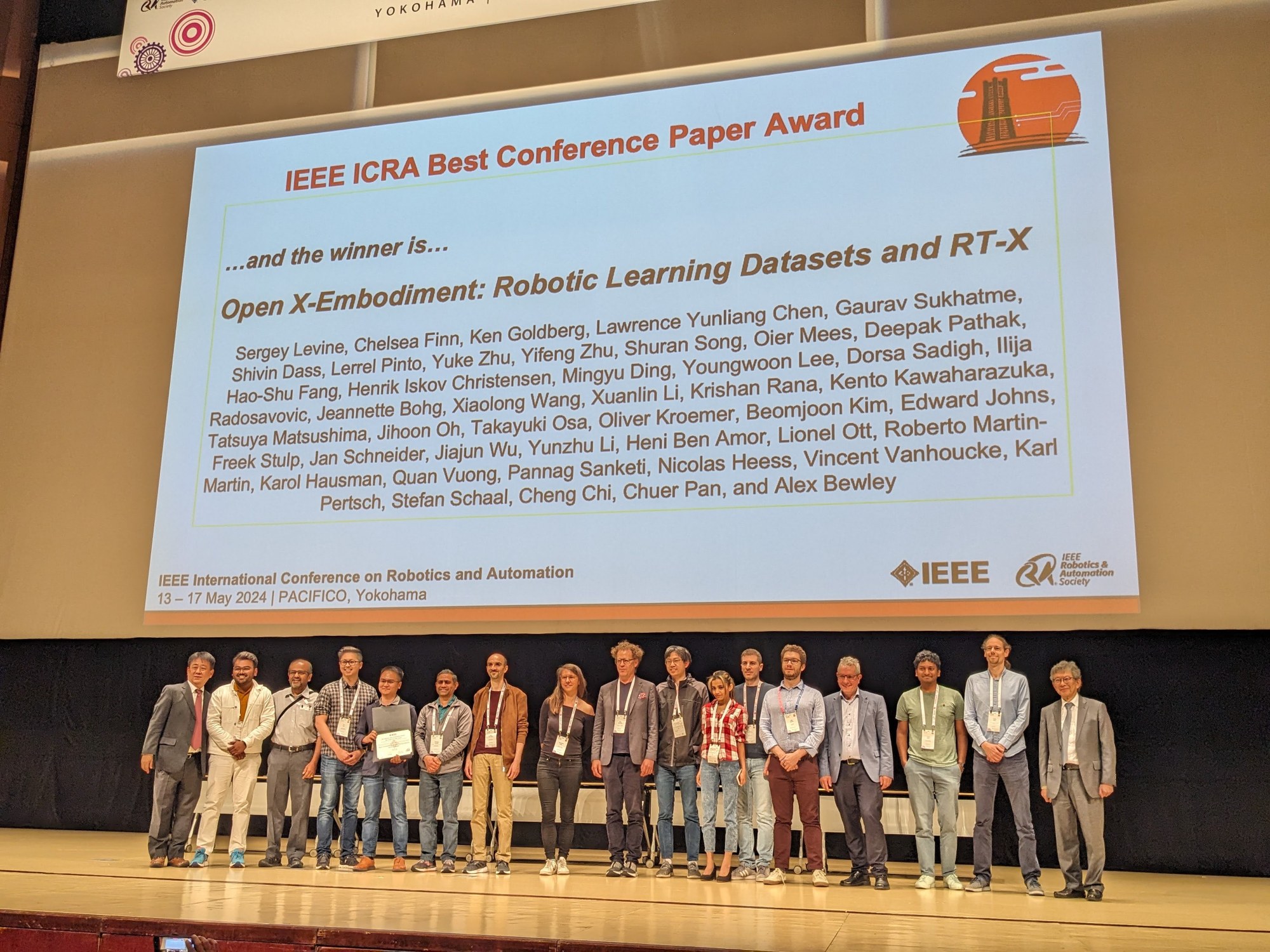 IEEE ICRA Best Paper Award 2024