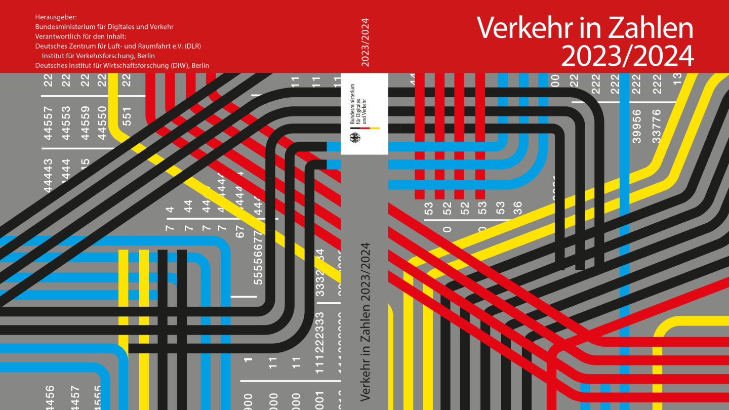 Cover ‘Verkehr in Zahlen‘ 2023/ 2024