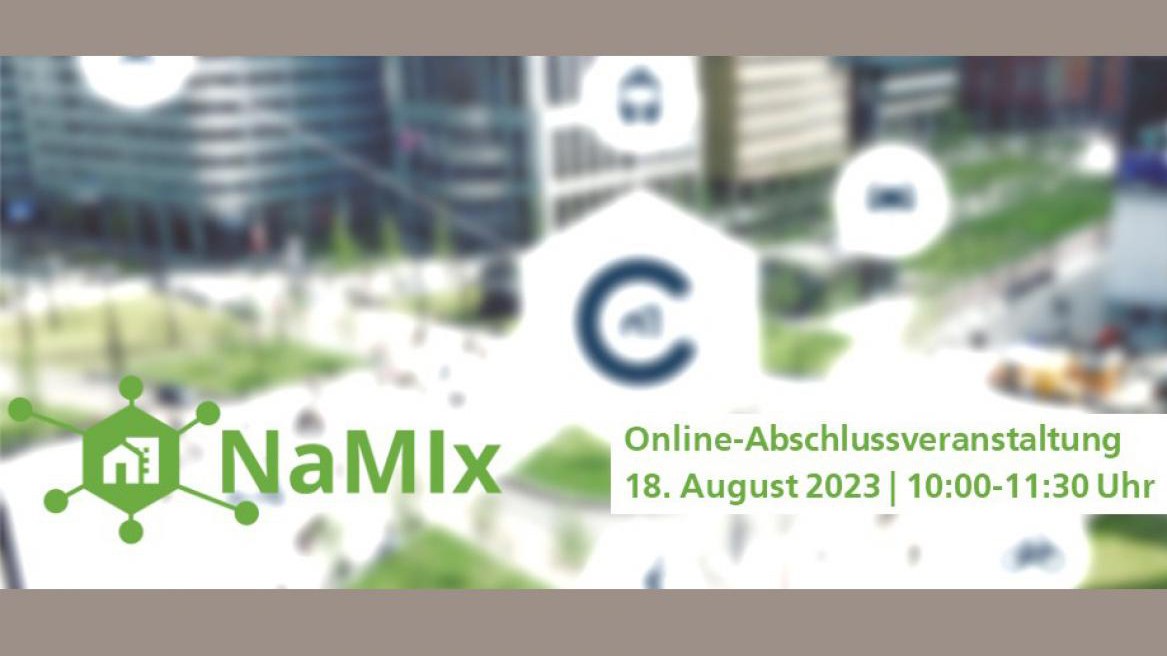 You can see the logo and cover picture of the closing event of the NaMix project.