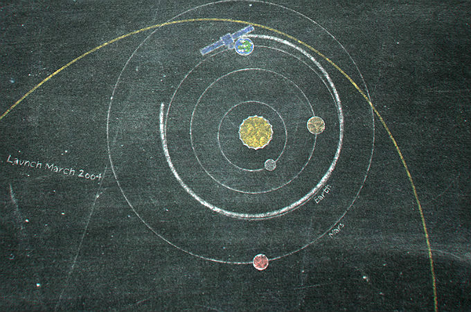 Die europäische Sonde Rosetta hat bereits einen langen Weg hinter sich. Seit dem 2. März 2004 reist sie durch das Sonnensystem. Bild: DLR (CC-BY 3.0). 