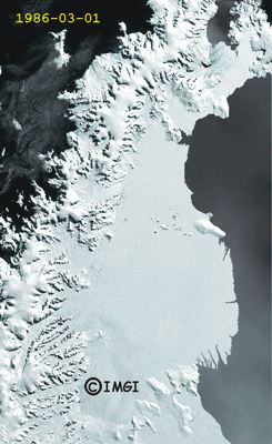 Die Antarktis im Zeitraffer. 
Bild: Institut für Meteorologie und Geophysik der Universität Innsbruck (H. Rott)