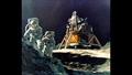 So sah der Zeichner der NASA die dritte Mondlandung. Doch es kam ganz anders ... Bild: NASA
