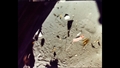 Ein Bild aus der Mondfähre, aufgenommen im Moment des Rückstarts in die Mondumlaufbahn. Bild: NASA