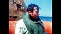 John Young nach der „Wasserung" im Schlauchboot. Für ihn und seine beiden Crewmitgieder geht es danach per Hubschrauber auf einen Flugzeugträger. Bild: NASA