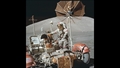 Mit dem Mondauto unternahmen Schmitt und Cernan längere Erkundungsfahrten. Im Unterschied zu den beiden vorherigen Missionen funktionierte die Lenkung einwandfrei. Bild: NASA
