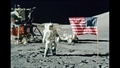 Drei Tage und drei Stunden verbrachten Cernan und Schmitt auf dem Mond. Sie unternahmen mehrere Fahrten mit dem Mond%2dRover (über 30 Kilometer). Bild: NASA
