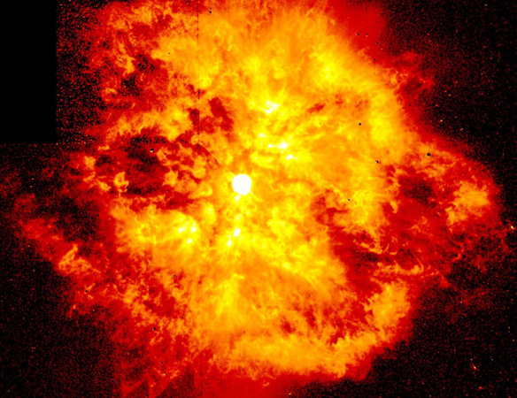 Der Urknall: Zunächst ist das Universum klein und heiß. 
Bild: NASA, ESA, STScI