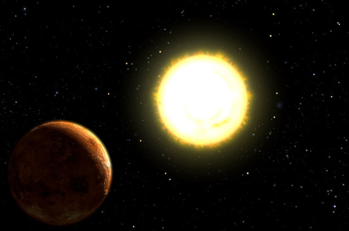 Wie Gesteinsplaneten aussehen können, zeigt diese künstlerische Darstellung. <br>
Bild: NASA, JPL, Caltech