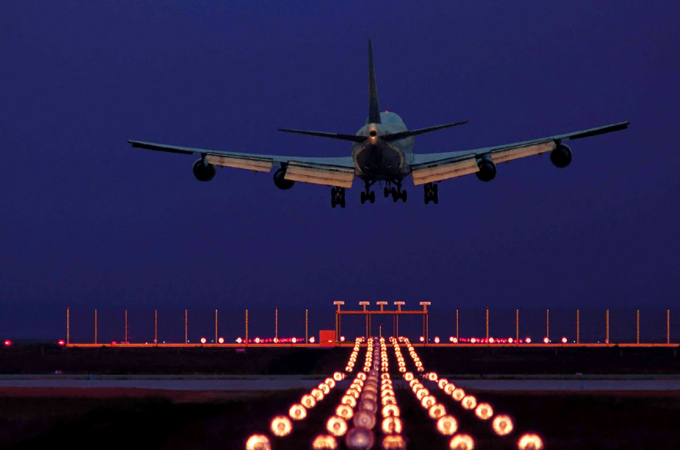 Der Luftverkehr überbrückt große Entfernungen. 
Bild: Lufthansa
