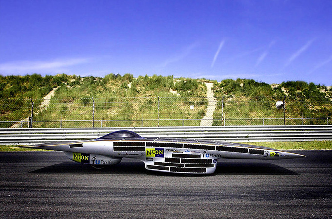 Das schnellste Solar-Auto: „Nuna 3“. 
Bild: Nuon (H.-P. van Velthoven)